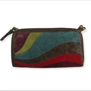 Vintage Fossil Winslet Zip Clutch